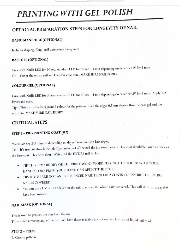 Artpro Nail Manicure O'2Nails Digital Nail Art & Photo Printer Machine ( O2nail or O2nails)