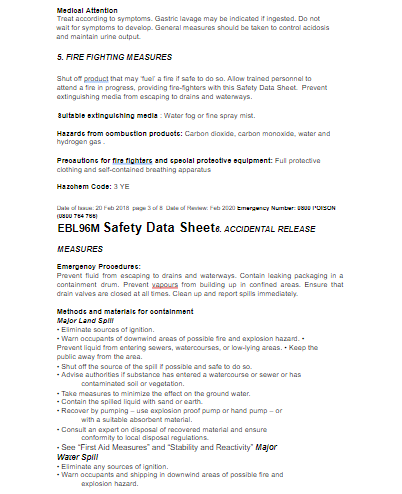 Clearance Health & Beauty Ethanol 96% Denatured 250l drum (3 in total)