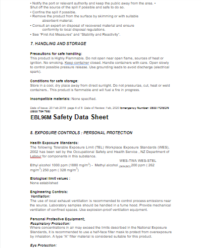 Clearance Health & Beauty Ethanol 96% Denatured 250l drum (3 in total)