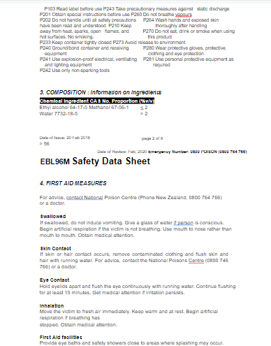 Clearance Health & Beauty Ethanol 96% Denatured 250l drum (3 in total)
