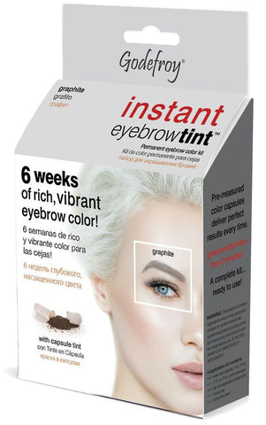 Godefroy Instant Eyebrow Tint – lasts 6 Weeks –Natural Black