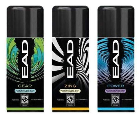 EAD Men's Body Spray / deodorant (Zing, White) BUY 2 GET 1 FREE