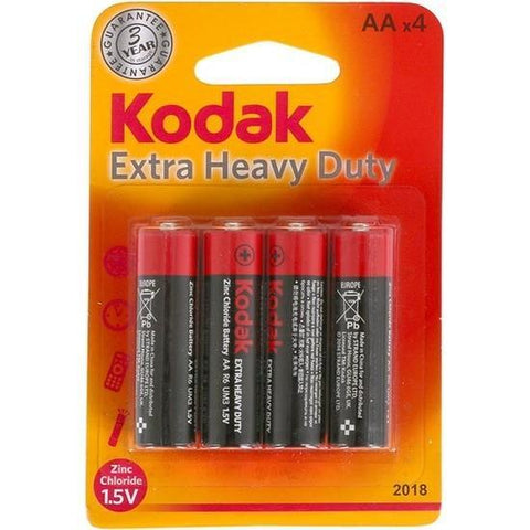 Kodak - Extra Heavy Duty Batteries (AAA x 4)
