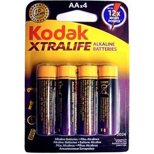 Kodak - Xtralife Alkaline Batteries (AAA x 4)