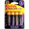 Pharmacy Brands Pharamcy & Health Kodak - Xtralife Alkaline Batteries (AA x 4)