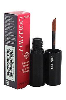 Shiseido Makeup Shiseido Lacquer Rouge BE306 Camel Long lasting Moisturising Lipstick and Stain