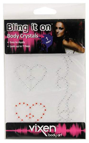Body Crystal Stick On (Cross) - Small.  BUY 2 GET 1 FREE DEAL