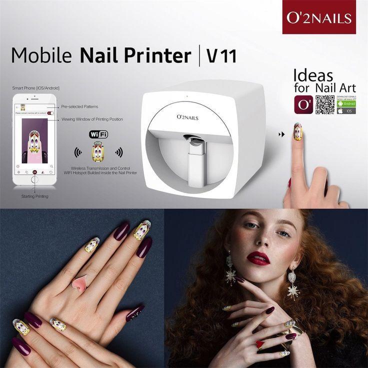 Buy Yoli® Intelligent digital nail art printer Flatbed Printer for Flower, Nail,Toenail,Case with 5 nails one time function Online at  desertcartZimbabwe