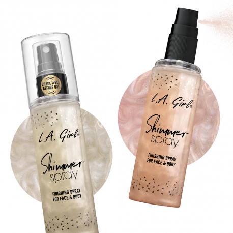 Clearance Health & Beauty Makeup LA Girl Shimmer Setting & Finishing Spray - Gold