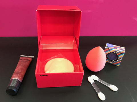 Makeup Brush Set in Zip Up Makeup Case -6 Piece