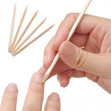 Clearance Health & Beauty Orange Wood Stick Double End Nail Cuticle Stick Cuticle Pusher Remover Pedicure Manicure Tool Set