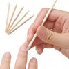 Clearance Health & Beauty Orange Wood Stick Double End Nail Cuticle Stick Cuticle Pusher Remover Pedicure Manicure Tool Set