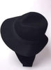 NZ Made Fashion Accessories Stylish Felt Fedora with Black Trim (One Size) - Black