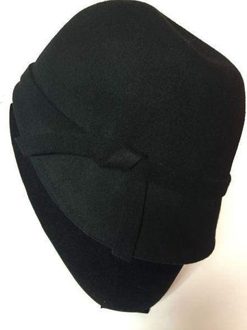 Perfect Bow Wool Bucket (One Size) - Black