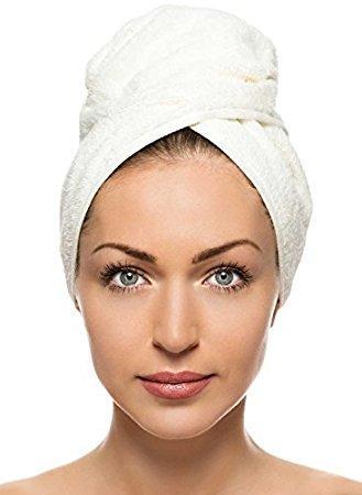 Microfibre Hair Drying Towel - White