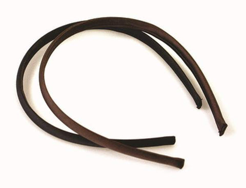 QVS Hairclip 8cm Rippled Black