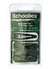 Schoolies Hair Accessories Green - Non-Slip Snap Clips (12)