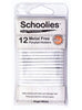 Schoolies Hair Accessories White - Metal Free Hair Ties (12)