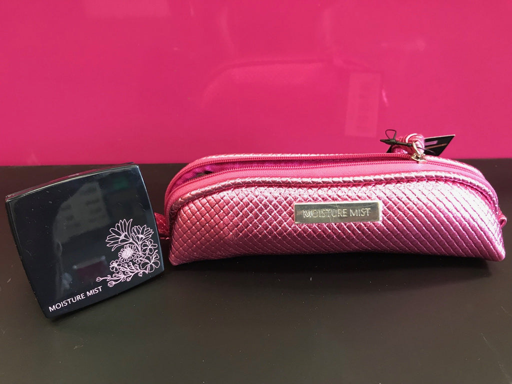 Moisture Mist Makeup / Cosmetic Case (Shiseido) and compact mirror