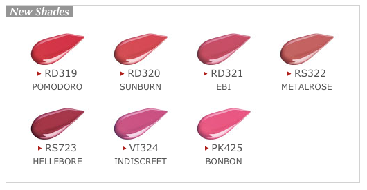 Shiseido Makeup Lacquer Rouge VI 418 Diva Long lasting Moisturising Lipstick and Stain