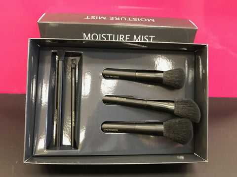 Pink makeup case and brush set - Moisture Mist