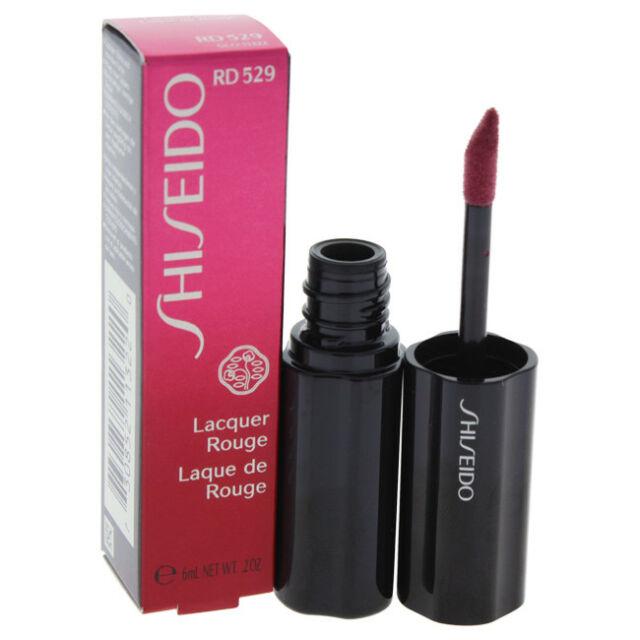 Shiseido Makeup Shiseido Lacquer Rouge RD529 Tango Long lasting Moisturising Lipstick and Stain