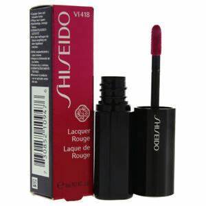 Shiseido Makeup Shiseido Lacquer Rouge VI 418 Diva Long lasting Moisturising Lipstick and Stain