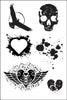 Vixen Fashion Accessories Body Tattoo (B&W) - Large